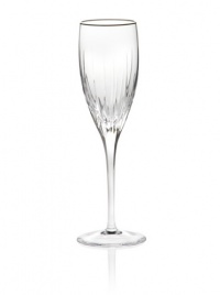 Miller Rogaska by Reed & Barton Soho Platinum Flutes, Clear, 8-Ounce