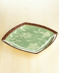 Every meal feels like a fresh spring picnic served on this Patio Garden platter. The pale silhouettes of blooming flowers dance against brushed earth tones to rejuvenate your table year-round. A dark vine adds an element of classic pottery design to this contemporary botanical motif. From Pfaltzgraff's collection of dinnerware and dishes. Every meal feels like a fresh spring picnic served on this Patio Garden platter. The pale silhouettes of blooming flowers dance against brushed earth tones to rejuvenate your table year-round. A dark vine adds an element of classic pottery design to this contemporary botanical motif. From Pfaltzgraff's collection of dinnerware and dishes.