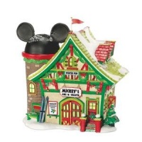 Department 56 Disney Village Lit House, Mickey's Ski Chalet Department 56 Disney Village Lit House, Mickey's Ski Chalet