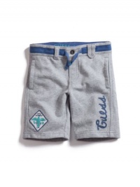 GUESS Pull-On Shorts with Screen, GREY HEATHER (24M) GUESS Pull-On Shorts with Screen, GREY HEATHER (24M)