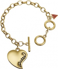 GUESS Gold-Tone Heart Bracelet UB306600 GUESS Gold-Tone Heart Bracelet UB306600