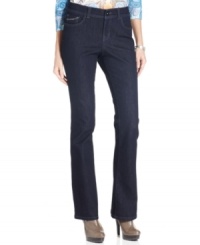 Style&co. Jeans gives this dark petite bootcut denim a bright boost with shiny studded detail at the pockets. Style&co. Jeans gives this dark petite bootcut denim a bright boost with shiny studded detail at the pockets.