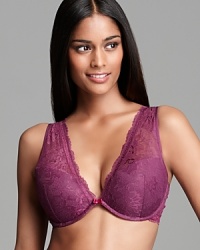Le Mystere's lace-covered, low-plunge bra is as practical as it is beautiful: It can be converted into a halter for a functional, seductive look. Style #7234. Le Mystere's lace-covered, low-plunge bra is as practical as it is beautiful: It can be converted into a halter for a functional, seductive look. Style #7234.