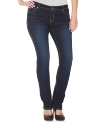 Dark plus size denim creates the perfect starting point for any outfit. Pair INC's skinny jeans with everything from tanks to tunics to lacy blouses! Dark plus size denim creates the perfect starting point for any outfit. Pair INC's skinny jeans with everything from tanks to tunics to lacy blouses!