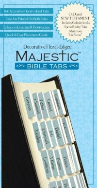 Majestic Floral-Edged Bible Tabs Majestic Floral-Edged Bible Tabs