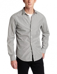 Ben Sherman Men's High Density Fine Stripe Long Sleeve Woven Shirt Ben Sherman Men's High Density Fine Stripe Long Sleeve Woven Shirt