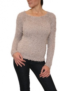 Women's Vince Metallic Eyelash Sweater in Nude Size S Women's Vince Metallic Eyelash Sweater in Nude Size S