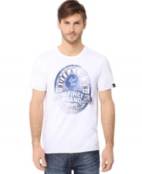 Make your mark. Develop your brand with the crisp cool of this graphic t-shirt from Buffalo David Bitton. Make your mark. Develop your brand with the crisp cool of this graphic t-shirt from Buffalo David Bitton.