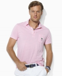 Crafted from soft cotton and accented with sleek stripes, a pointed patch pocket and Ralph Lauren's signature embroidery, this essential tee embodies relaxed refinement. Crafted from soft cotton and accented with sleek stripes, a pointed patch pocket and Ralph Lauren's signature embroidery, this essential tee embodies relaxed refinement.