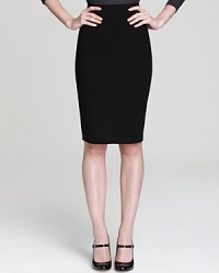 A comfy take on a careerist essential, a foldover waistband and stretchy silhouette craft an effortless Eileen Fisher Petites pencil skirt. A comfy take on a careerist essential, a foldover waistband and stretchy silhouette craft an effortless Eileen Fisher Petites pencil skirt.