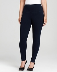 The must-have, go-to look for every woman, Lyssé Leggings Plus size leggings blend seamlessly into everyday styles with a sleek denim finish.