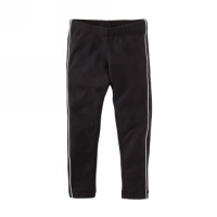Tea Collection Girls Piped Skinny Legging, Jet Black, 7 Tea Collection Girls Piped Skinny Legging, Jet Black, 7