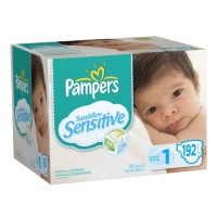 Pampers Swaddlers Sensitive Diapers Economy Pack Plus Size 1 192 Count Pampers Swaddlers Sensitive Diapers Economy Pack Plus Size 1 192 Count
