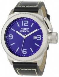 Invicta Men's 1109 Corduba Collection Blue Dial Black Leather Watch Invicta Men's 1109 Corduba Collection Blue Dial Black Leather Watch