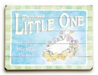 Little One Ducklings (Personalized) 14x20 Limited-Edition Artistic Planked Wood Sign Little One Ducklings (Personalized) 14x20 Limited-Edition Artistic Planked Wood Sign