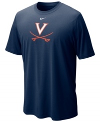 Keep team spirit rolling with this Virginia Cavaliers NCAA t-shirt from Nike. Keep team spirit rolling with this Virginia Cavaliers NCAA t-shirt from Nike.