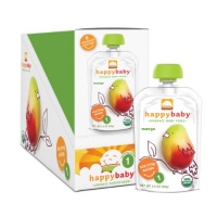 Happy Baby Organic Baby Food 1 Starting Solids, Fresh Mango, 3.5-Ounce (Pack of 16) Happy Baby Organic Baby Food 1 Starting Solids, Fresh Mango, 3.5-Ounce (Pack of 16)