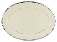 Lenox Solitaire 13-Inch Platinum-Banded Fine China Platter Lenox Solitaire 13-Inch Platinum-Banded Fine China Platter