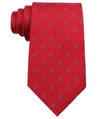 Anchor the day in statement-style with this silk tie from Nautica. Anchor the day in statement-style with this silk tie from Nautica.