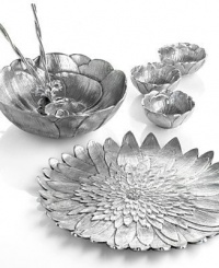 Martha Stewart Collection Serveware, Set of 2 Park Flowers Salad Servers Martha Stewart Collection Serveware, Set of 2 Park Flowers Salad Servers