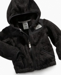 Keep small explorers snug in this new super cozy high-loft hoodie from The North Face. Elastic at cuffs and hood help keep the hoodie in place. Keep small explorers snug in this new super cozy high-loft hoodie from The North Face. Elastic at cuffs and hood help keep the hoodie in place.