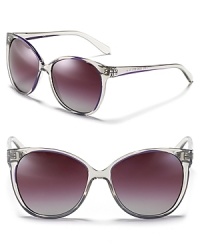 Make a nod to mod in translucent frames from Tory Burch. Make a nod to mod in translucent frames from Tory Burch.