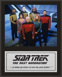 Star Trek: The Next Generation Sublimated Plaque (Version 2) - 15 x 12 Star Trek: The Next Generation Sublimated Plaque (Version 2) - 15 x 12