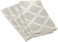 Lenox Laurel Leaf Napkins, White, Set of 4 Lenox Laurel Leaf Napkins, White, Set of 4