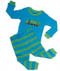 Leveret Garbage Truck 2 Piece Pajama 100% Cotton (Size 6M-5T) Leveret Garbage Truck 2 Piece Pajama 100% Cotton (Size 6M-5T)
