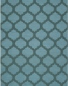 Area Rug 8x11 Rectangle Contemporary Teal Green-Sea Blue Color - Surya Frontier Rug from RugPal