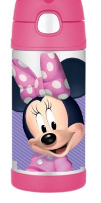 Thermos Funtainer Bottle, Minnie Mouse, 12 Ounce Thermos Funtainer Bottle, Minnie Mouse, 12 Ounce