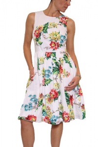 Women's French Connection Fast Gwendoline Flower Dress in White Size 2 Women's French Connection Fast Gwendoline Flower Dress in White Size 2
