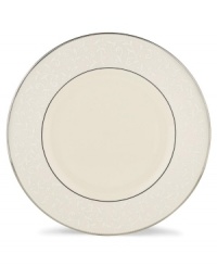 Welcome your guests to the table with the formal elegance of dinner plates from Lenox's Pearl Innocence dinnerware and dishes collection. This fine bone china brings together a graceful tone-on-tone design with hand enameled pearl-like accents and rich bands of polished platinum. Welcome your guests to the table with the formal elegance of dinner plates from Lenox's Pearl Innocence dinnerware and dishes collection. This fine bone china brings together a graceful tone-on-tone design with hand enameled pearl-like accents and rich bands of polished platinum.