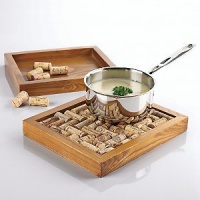 Wine Enthusiast Cork Trivet Kit