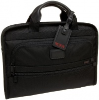 Tumi Alpha Slim Deluxe Portfolio Briefcase,Black,one size Tumi Alpha Slim Deluxe Portfolio Briefcase,Black,one size