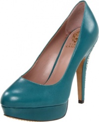 Vince Camuto Women's Maari Platform Pump,Peacock/Flash Gold,5.5 M US Vince Camuto Women's Maari Platform Pump,Peacock/Flash Gold,5.5 M US