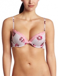 Calvin Klein Women's Bouguet Push Up Bra, Stamped Floral, 34B Calvin Klein Women's Bouguet Push Up Bra, Stamped Floral, 34B