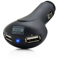 ReVIVE Series DualFLUX DC to USB Rapid Car Charger - Compatible with the Amazon Kindle Fire HD 7-inch & 8.9-inch (16GB and 32GB models) - Includes Micro-USB Charge Cable