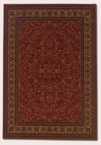 Couristan 3791/4872 EVEREST Isfahan 94-Inch by 132-Inch Polypropylene Area Rug, Crimson Couristan 3791/4872 EVEREST Isfahan 94-Inch by 132-Inch Polypropylene Area Rug, Crimson