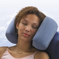 Travel Nook - New Revolutionary Inflatable Travel Pillow (Light Blue) Travel Nook - New Revolutionary Inflatable Travel Pillow (Light Blue)