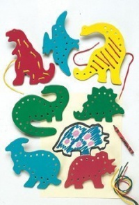 Lacing & Tracing Dinosaurs Lacing & Tracing Dinosaurs