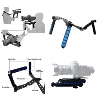 ePhoto Premium DSLR Rig Movie Kit Shoulder Rig Mount, Shoulder Support Pad for Video Camcorder Camera DV DSLR Cameras, Canon 5D MK II , 7D , 60D ,600D (T3i), Nikon D90 D7000 D5100 D3100 D300s, Sony A65 A55, A33, A580, A560, DSR-PD198p, GH1, Gh2, GH3 by eP ePhoto Premium DSLR Rig Movie Kit Shoulder Rig Mount, Shoulder Support Pad for Video Camcorder Camera DV DSLR Cameras, Canon 5D MK II , 7D , 60D ,600D (T3i), Nikon D90 D7000 D5100 D3100 D300s, Sony A65 A55, A33, A580, A560, DSR-PD198p, GH1, Gh2, GH3 by eP