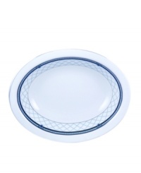 Set the table with English country charm with the Countess Collection form Royal Doulton. A charming lattice design is accented by cobalt and silver bands as well as delicate paisley flowers. Set the table with English country charm with the Countess Collection form Royal Doulton. A charming lattice design is accented by cobalt and silver bands as well as delicate paisley flowers.