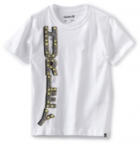 Hurley Boys 2-7 Marquee Short Sleeve Tee, White, 5 Hurley Boys 2-7 Marquee Short Sleeve Tee, White, 5