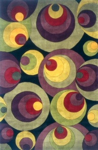 Momeni New Wave Chinese Hand Tufted 5'-3-by-8'-0 Wool Rug NW-36 OGN000, Olive Green Momeni New Wave Chinese Hand Tufted 5'-3-by-8'-0 Wool Rug NW-36 OGN000, Olive Green