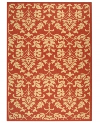 Safavieh takes classic beauty outside of the home with this elegant rug, created with a specially designed sisal weave. In vibrant paprika red with natural accents, this beautiful piece makes the most of any outdoor patio, porch or balcony. (Clearance) Safavieh takes classic beauty outside of the home with this elegant rug, created with a specially designed sisal weave. In vibrant paprika red with natural accents, this beautiful piece makes the most of any outdoor patio, porch or balcony. (Clearance)