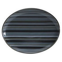 Denby Jet Stripes Oval Platter Denby Jet Stripes Oval Platter