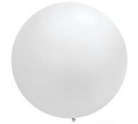 Standard White 3' Latex Balloon Standard White 3' Latex Balloon