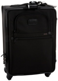 Tumi Alpha Four-Wheeled Expandable International Carry-On,Black,one size Tumi Alpha Four-Wheeled Expandable International Carry-On,Black,one size