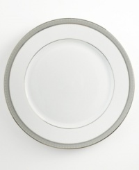 Well-suited for formal occasions, Mikasa's regal Platinum Crown dinnerware and dishes collection trims elegant white fine china with embossed platinum bands. Well-suited for formal occasions, Mikasa's regal Platinum Crown dinnerware and dishes collection trims elegant white fine china with embossed platinum bands.
